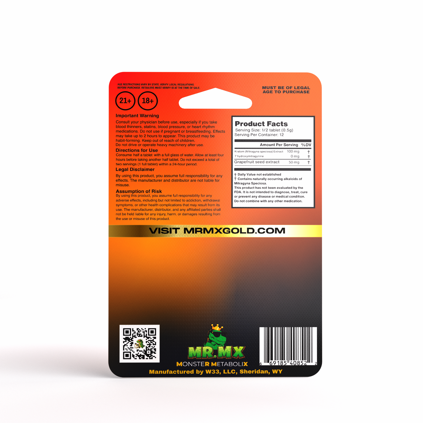 6 x 300mg MIT super blend